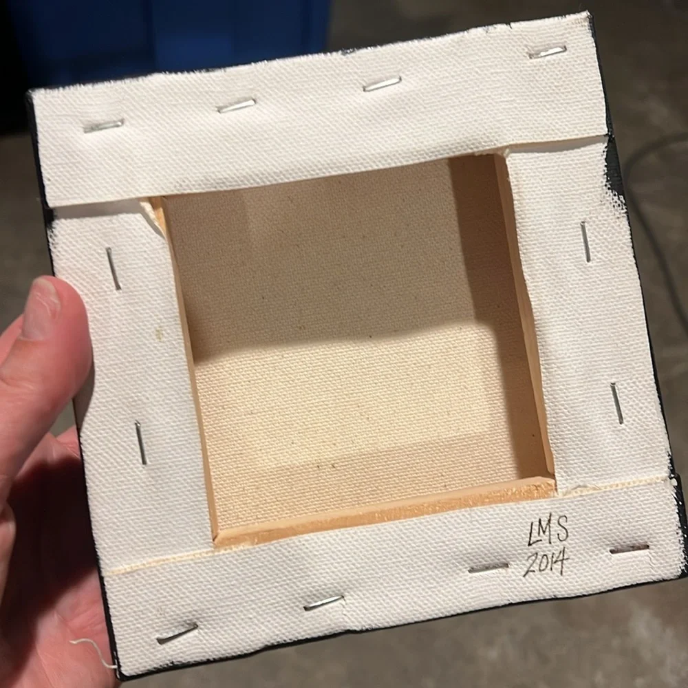 🛍️HOME Wall Art Handpainted Canvas Painting 5x5 - Picture 3 of 3